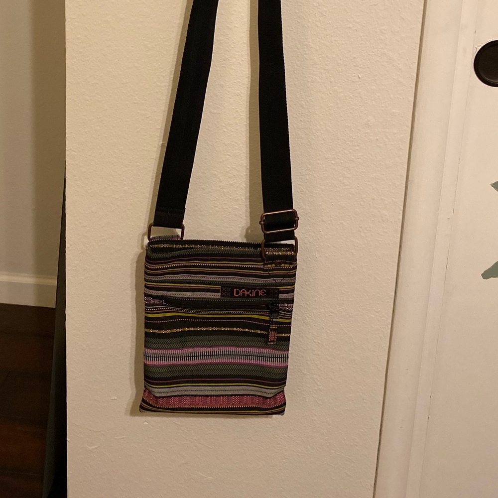 Colorful Striped Crossbody Bag